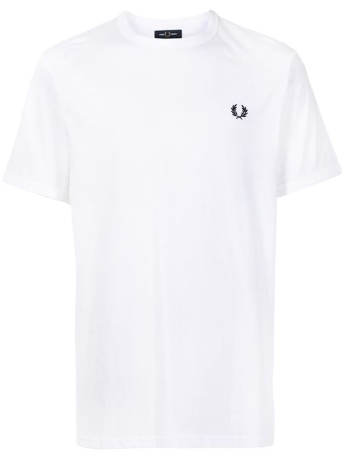 T-shirt uomo manica corta bianca FRED PERRY | M3519100